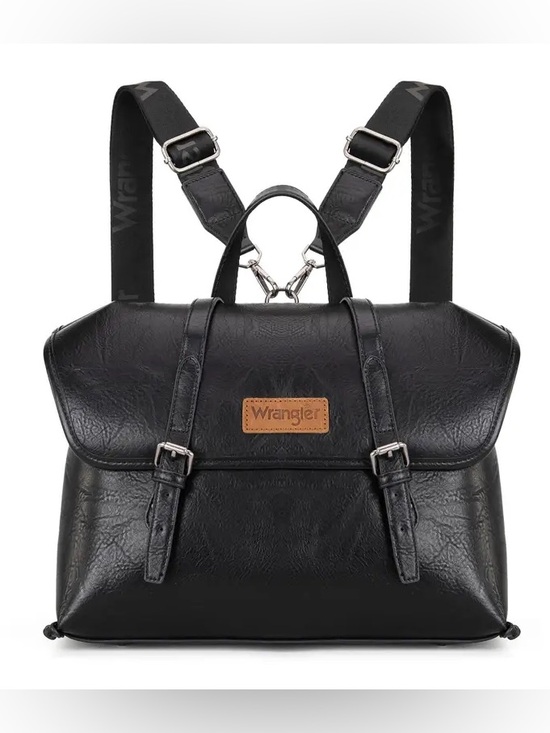 Wrangler Handbags - Wrangler FAUX LEATHER CONVERTIBLE SATCHEL/BACKPACK